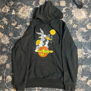 Space Jam Black Hoodie Sweater